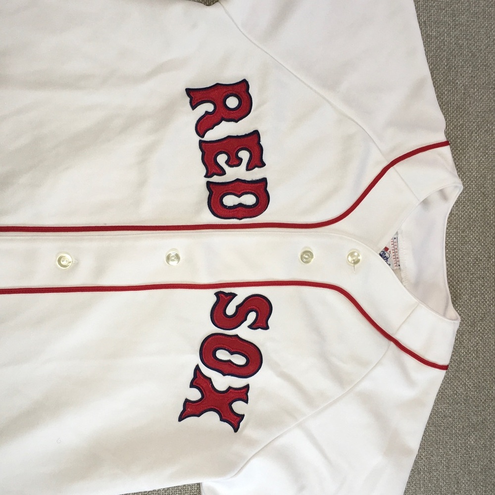 Russell Athletic White Red Sox Jersey M